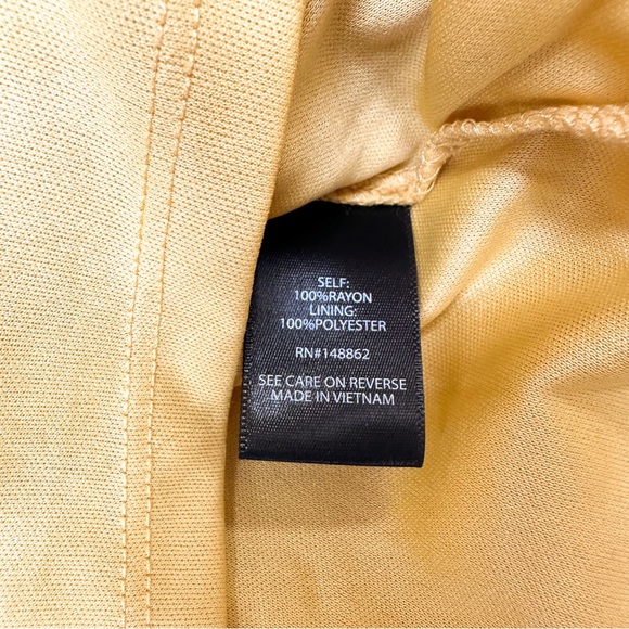 TORRID yellow crosshatched summer dress, 3X. - Picture 11 of 11